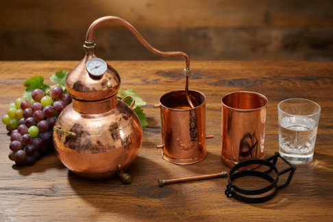 The True Taste of Portugal: Traditional Aguardente Recipe Using a Copper Alembic