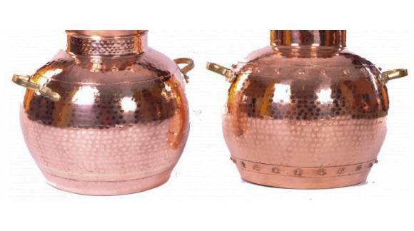 The difference between welded and riveted joints of the Copper Alambik