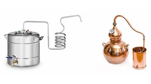 Copper alambic or stainless steel apparatus?